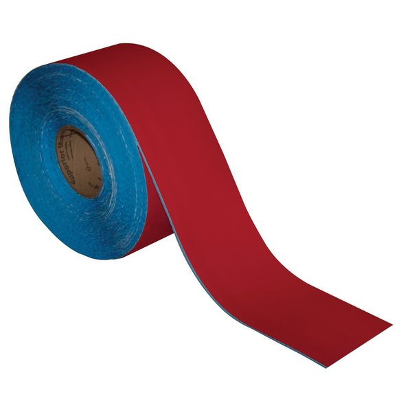 Superior Mark Floor Marking Tape, 4in x 100Ft , Red IN-40-204I